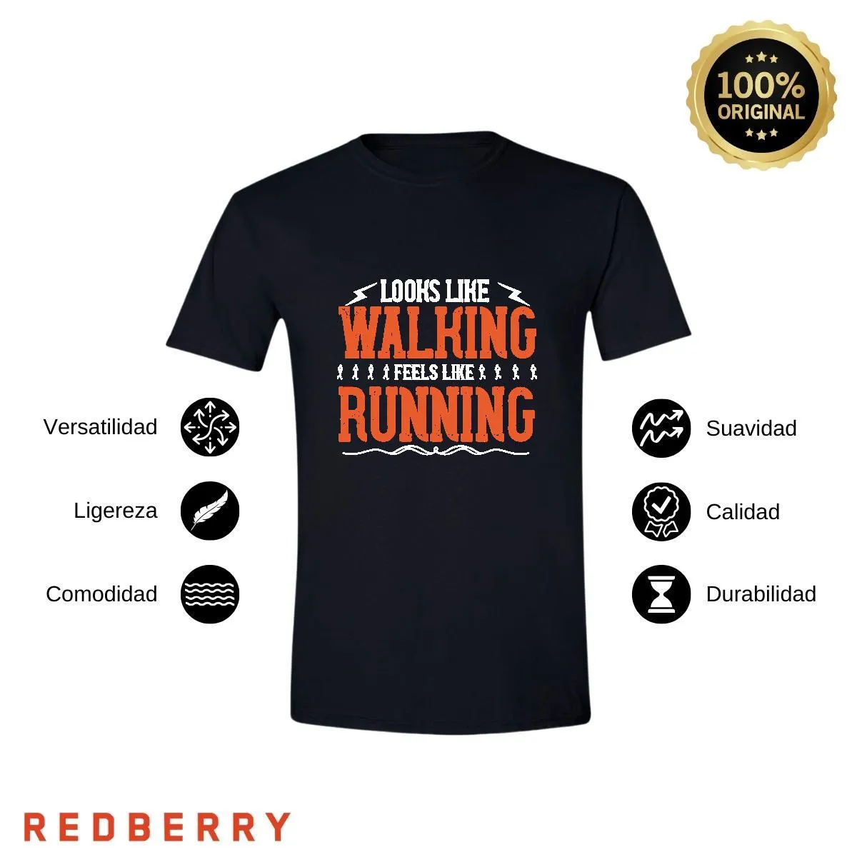 Playera Hombre Running Correr Maratón RN1019