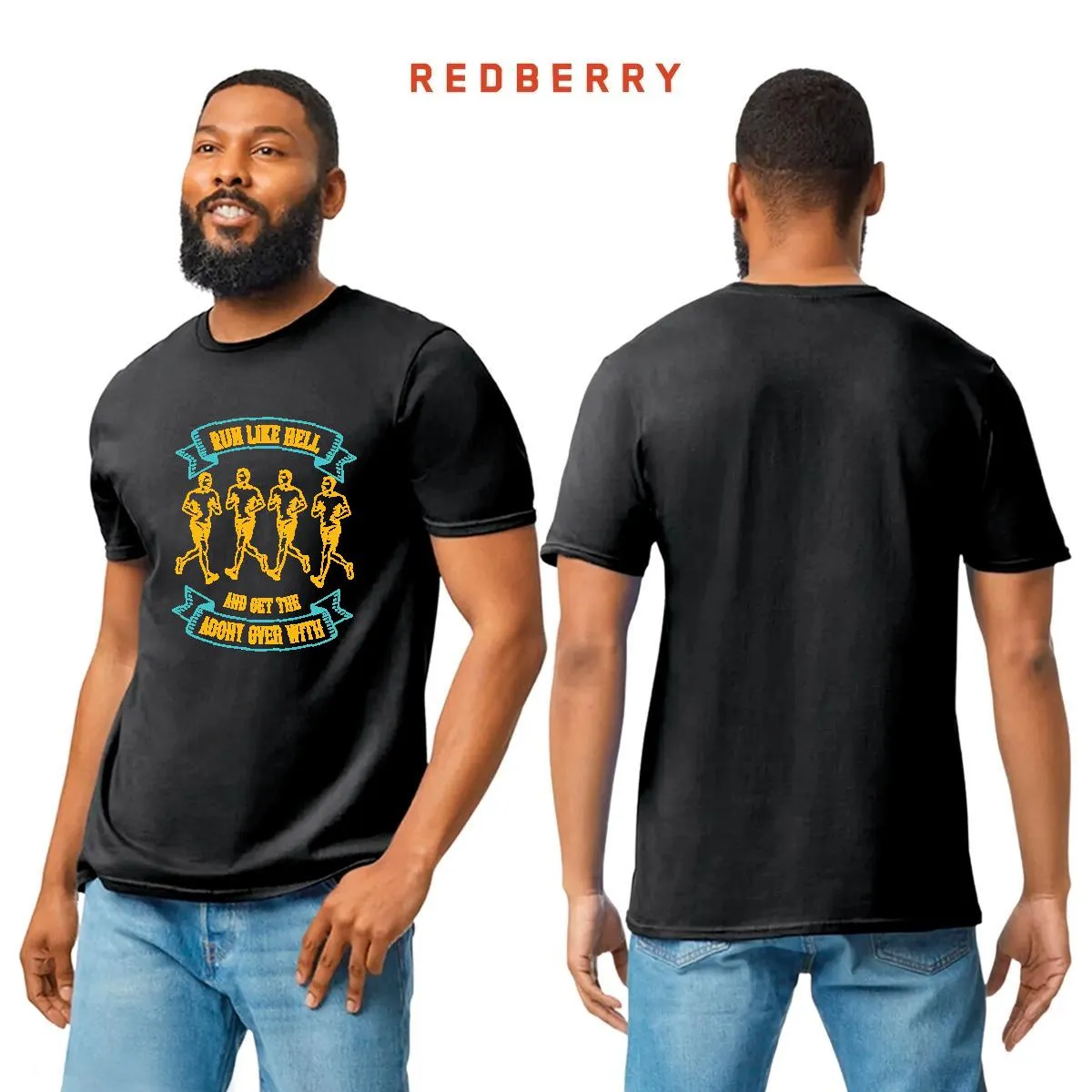 Playera Hombre Running Correr Maratón RN1024