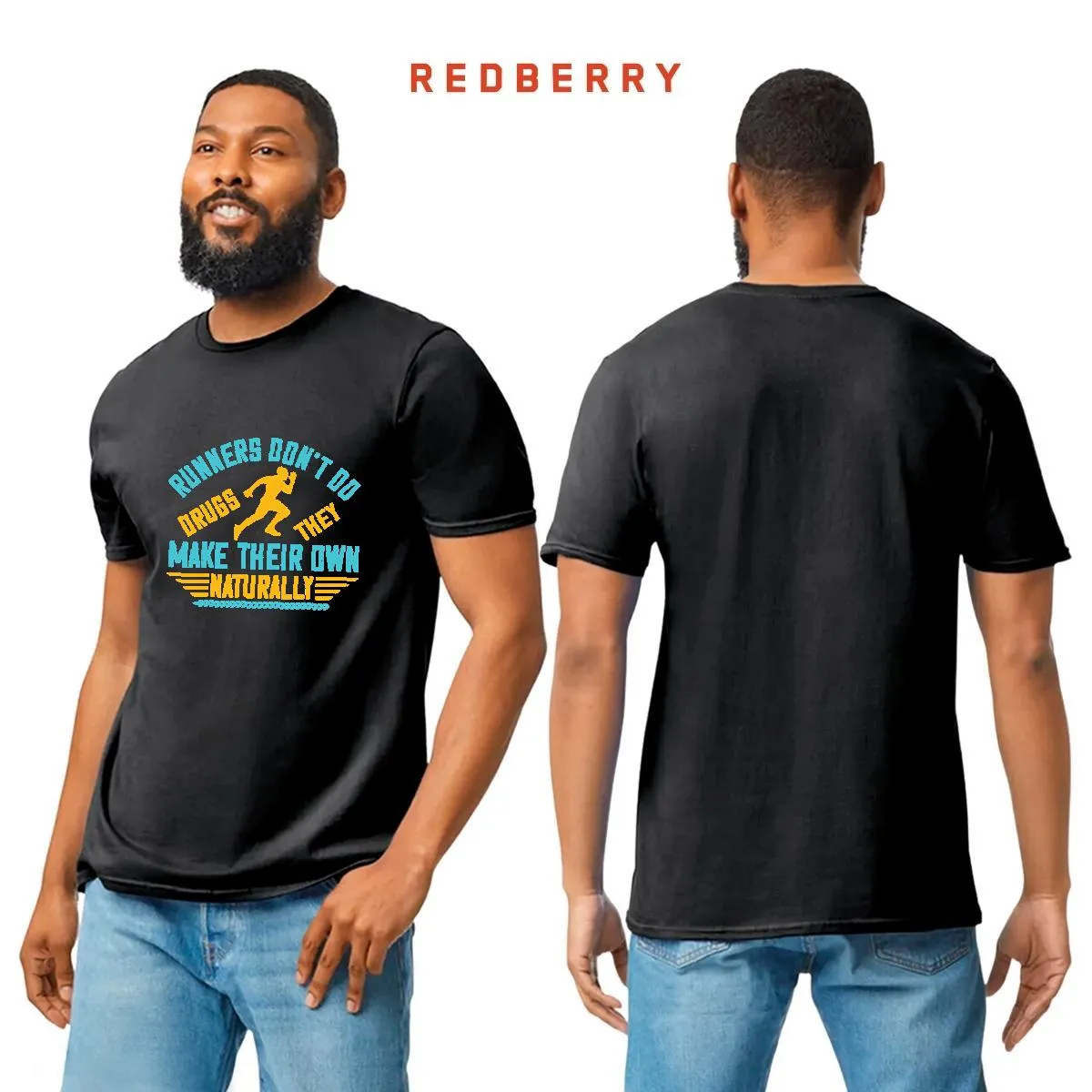 Playera Hombre Running Correr Maratón RN1027
