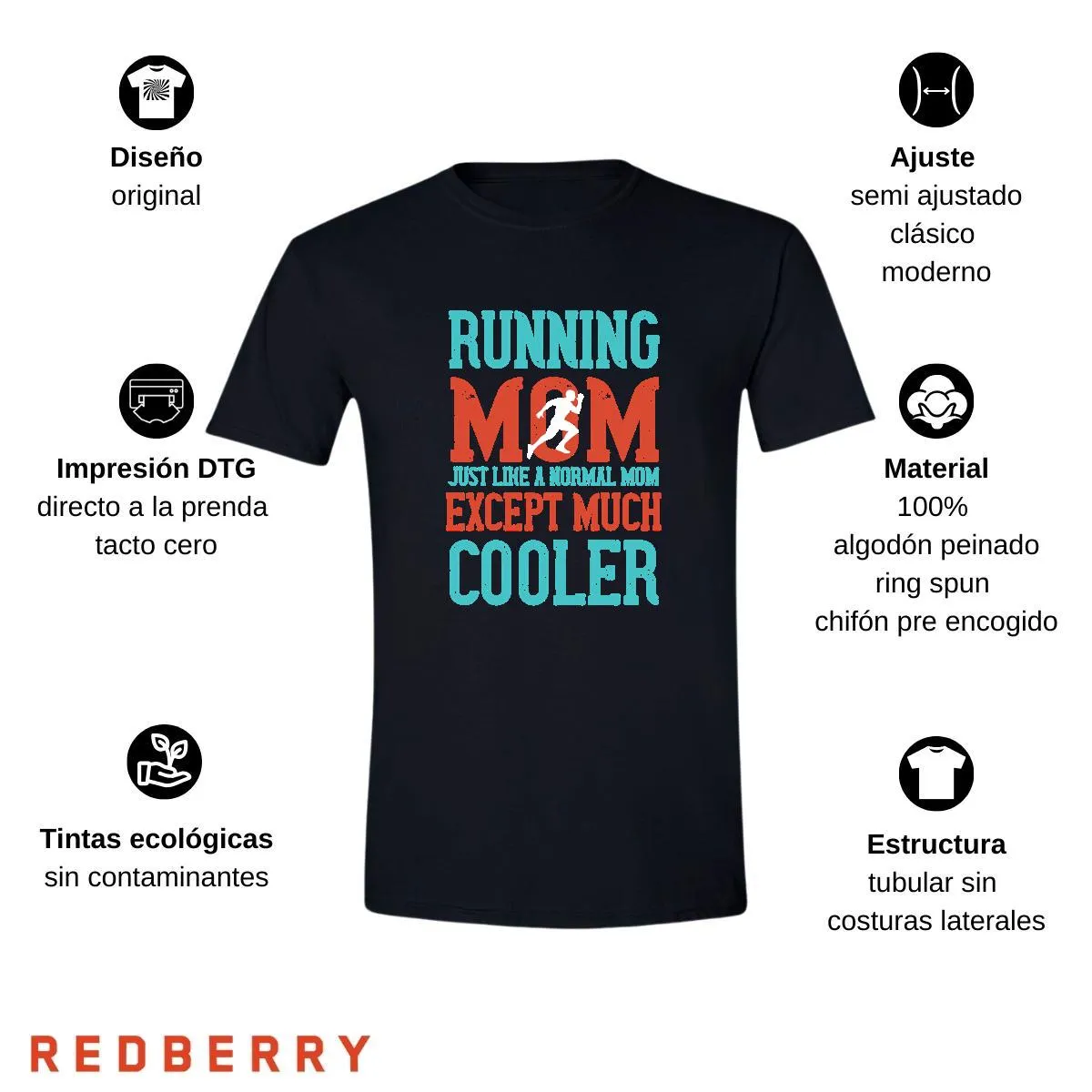 Playera Hombre Running Correr Maratón RN1033