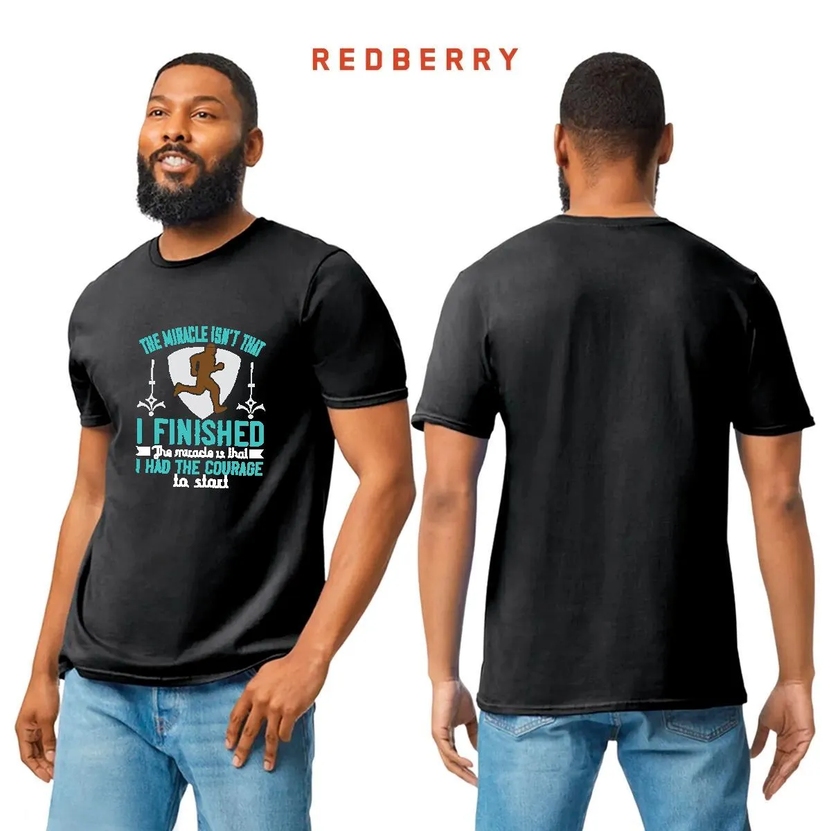 Playera Hombre Running Correr Maratón RN1038