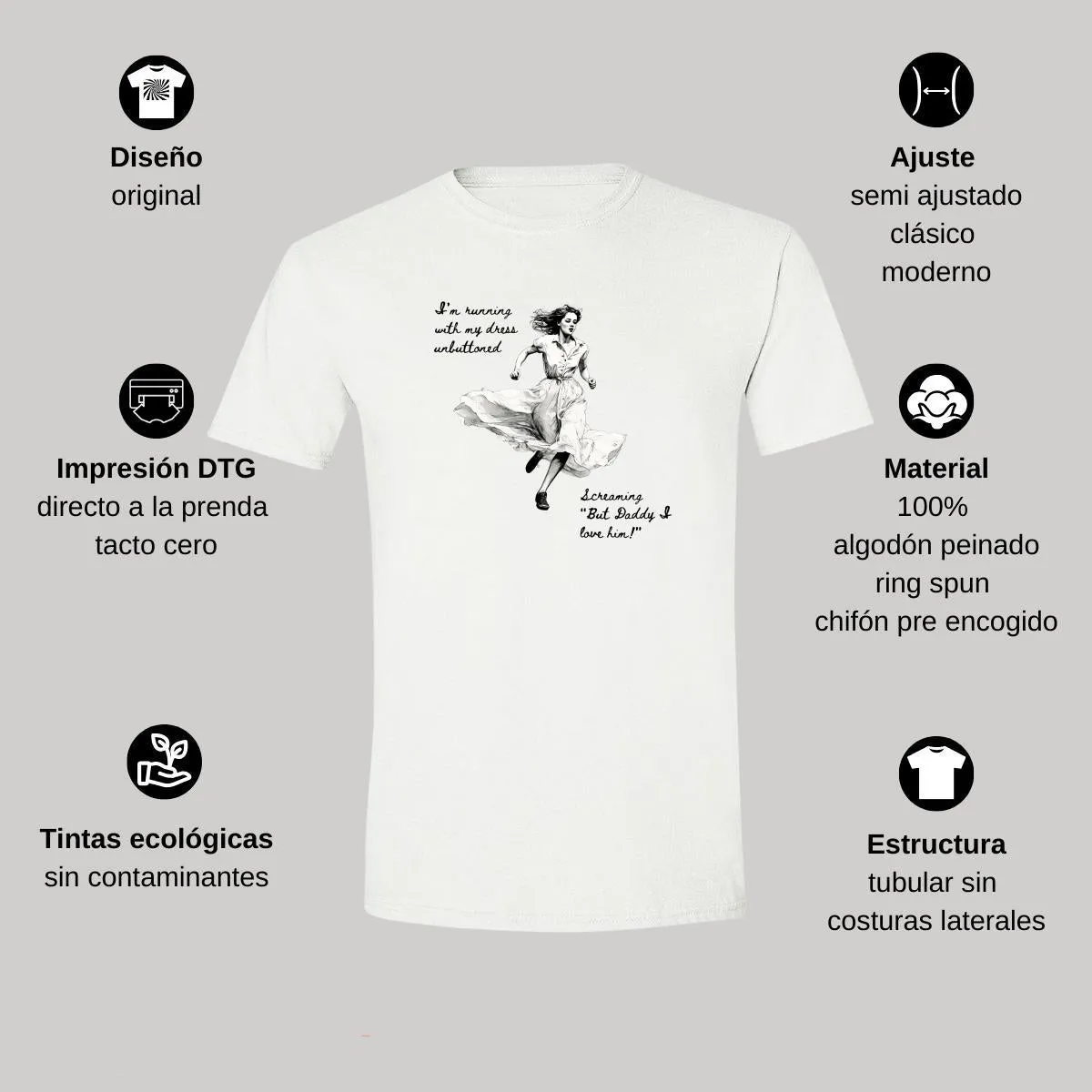 Playera Hombre Taylor Swift I'm running 831B