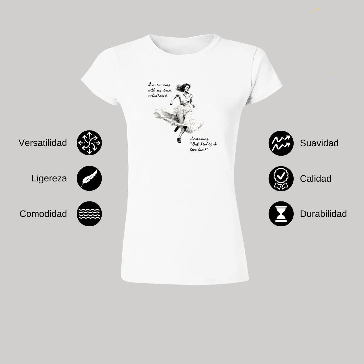 Playera Mujer Taylor Swift I'm running 831B