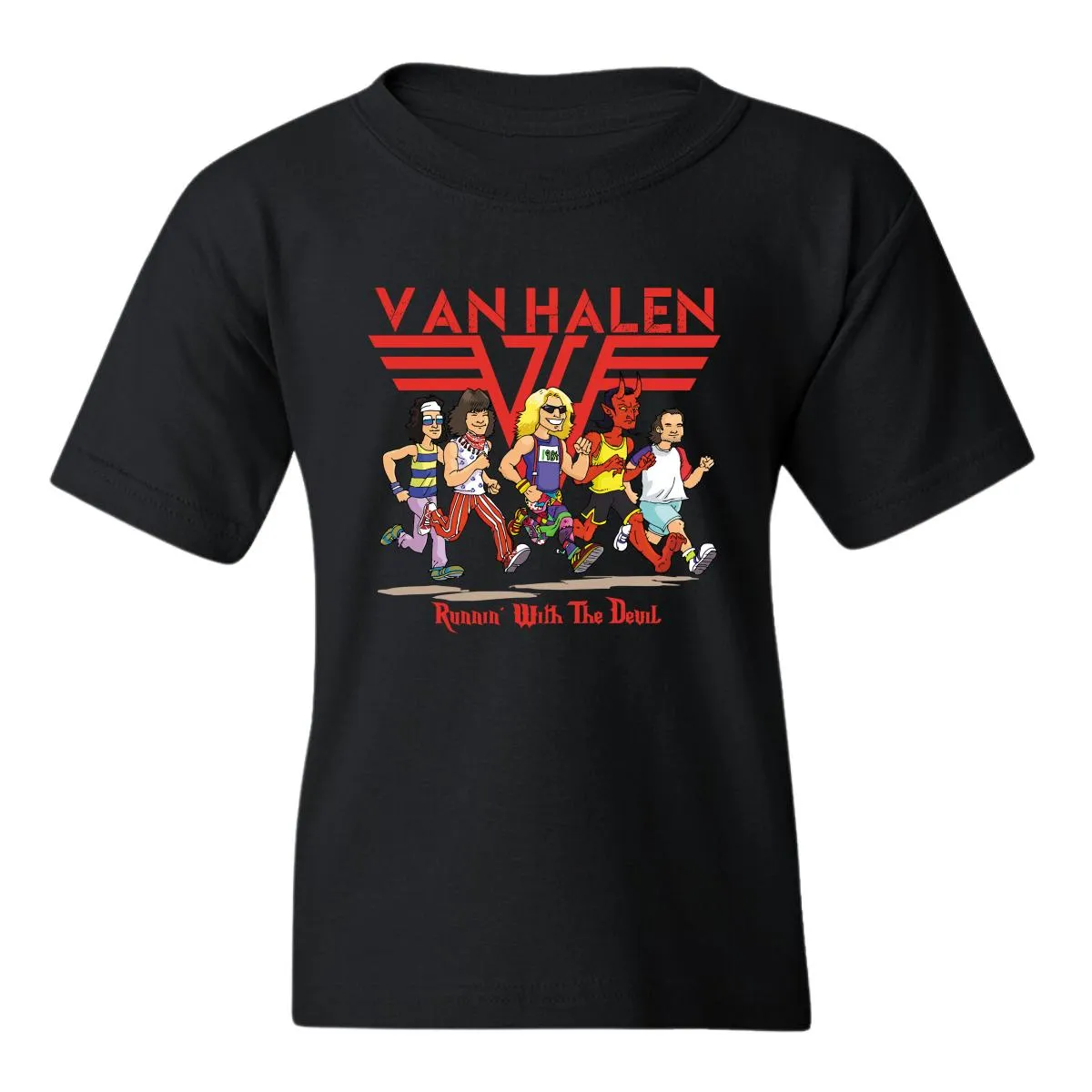 Playera Niño Niña Rock Van Halen Running with the devil 1005
