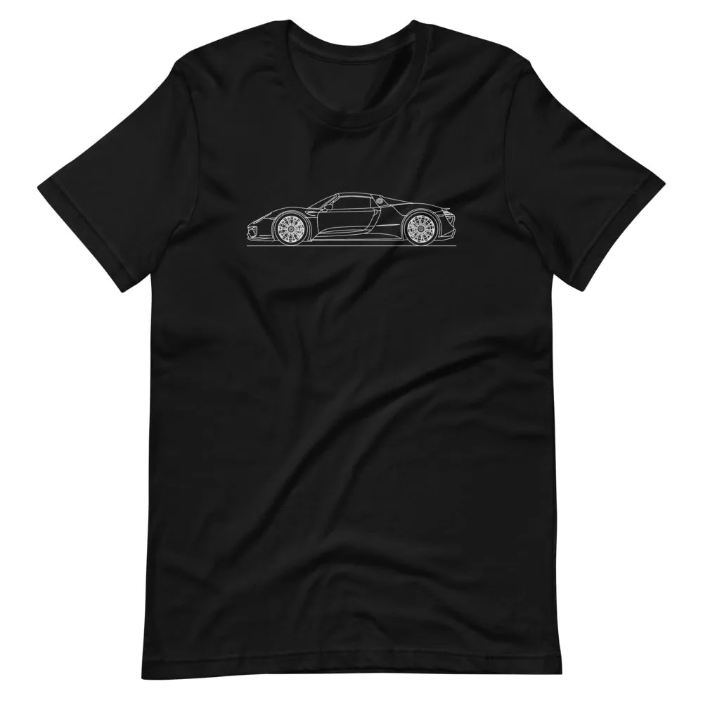 Porsche 918 Spyder silhouette T-shirt