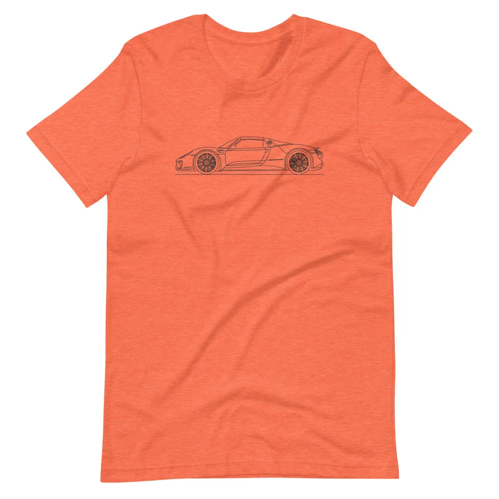 Porsche 918 Spyder silhouette T-shirt