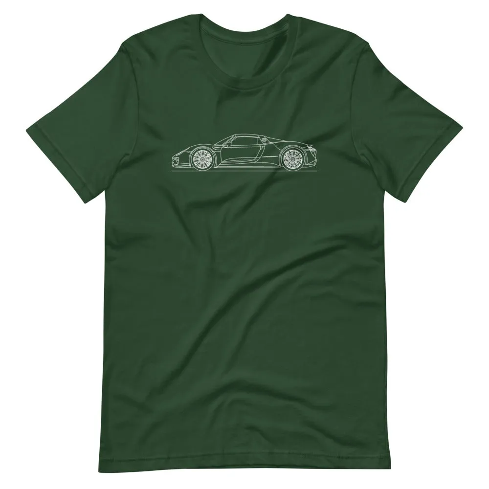 Porsche 918 Spyder silhouette T-shirt