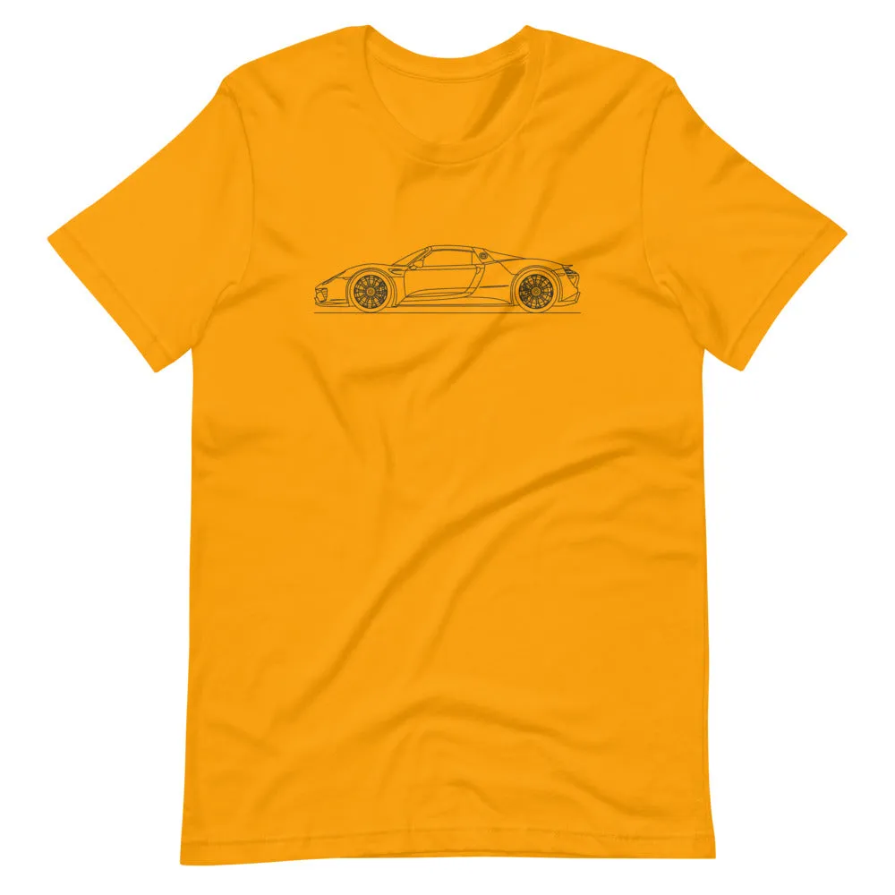 Porsche 918 Spyder silhouette T-shirt
