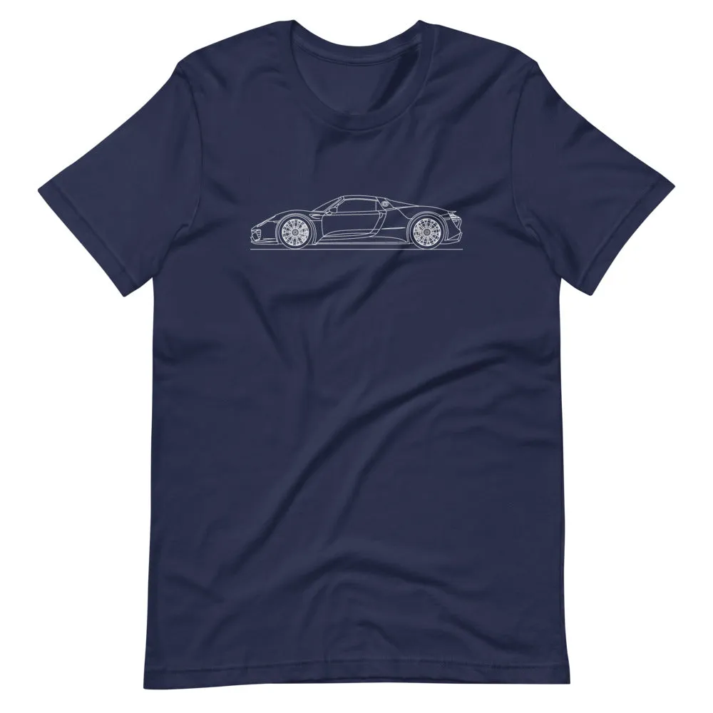 Porsche 918 Spyder silhouette T-shirt