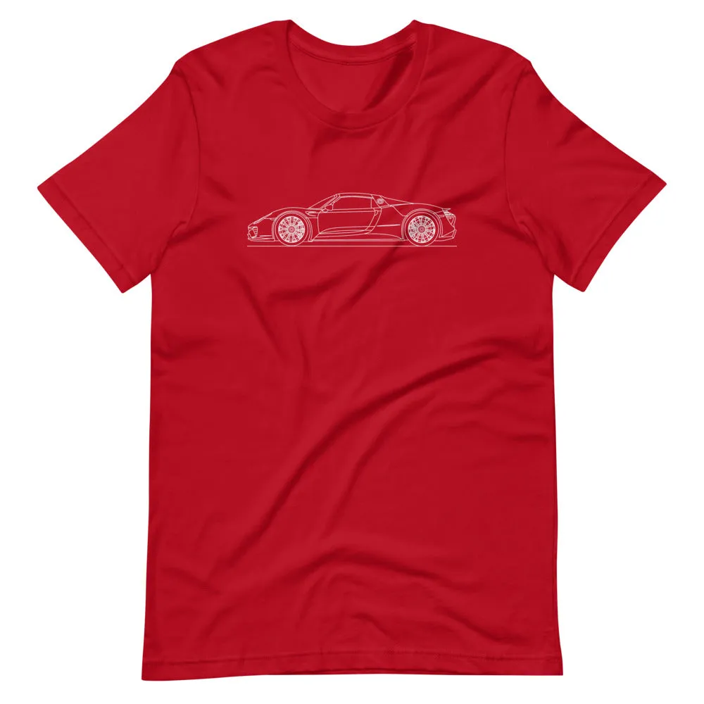 Porsche 918 Spyder silhouette T-shirt