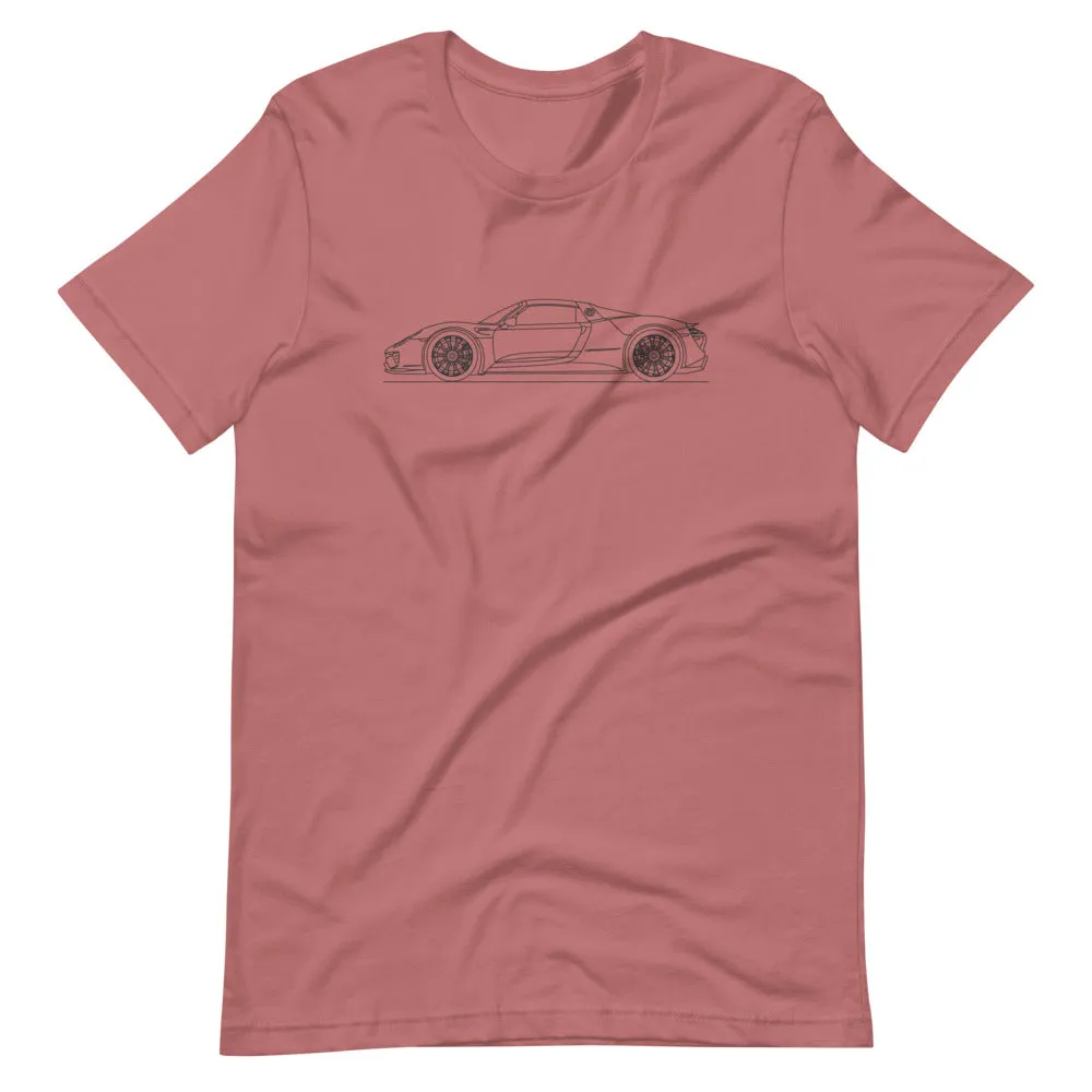 Porsche 918 Spyder silhouette T-shirt