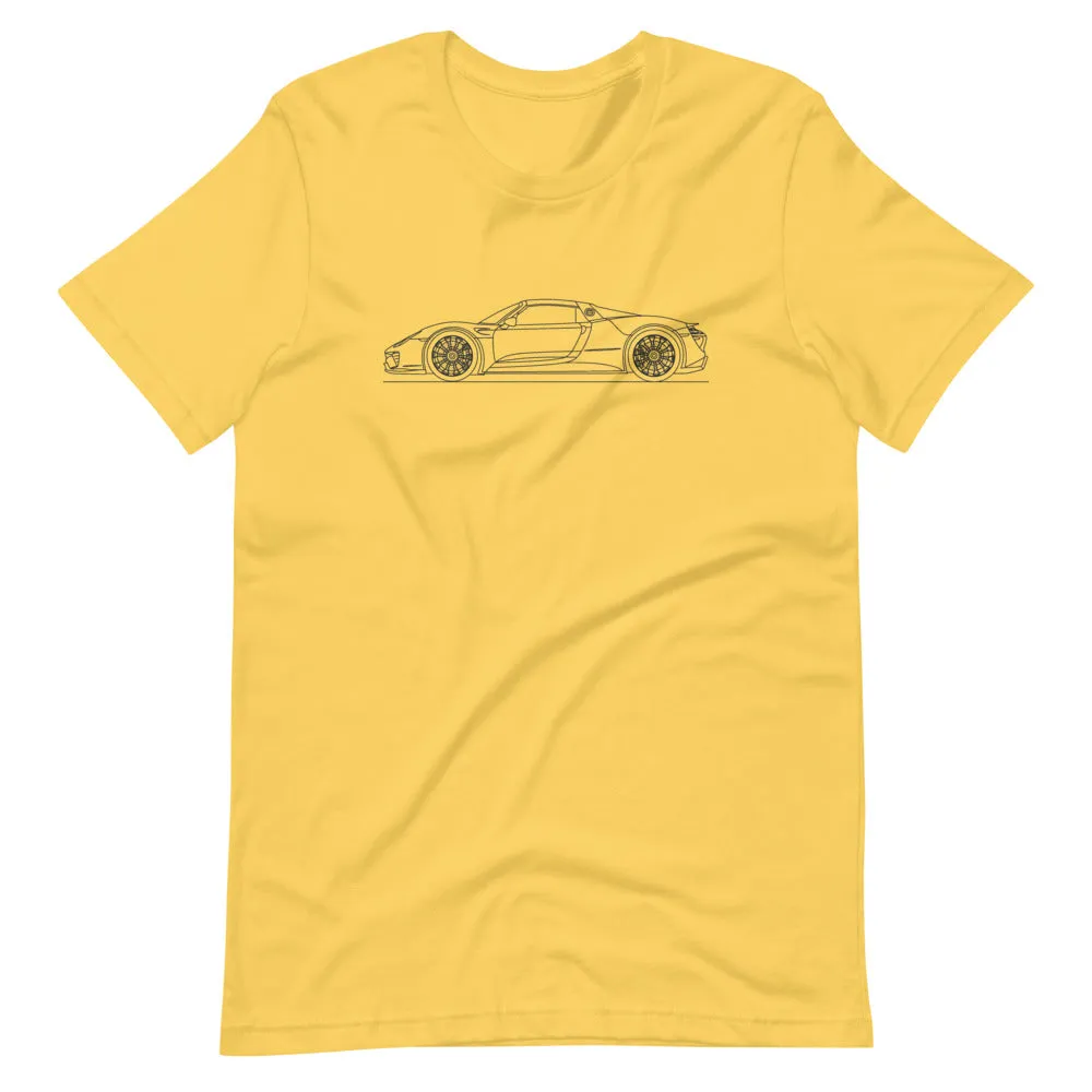 Porsche 918 Spyder silhouette T-shirt