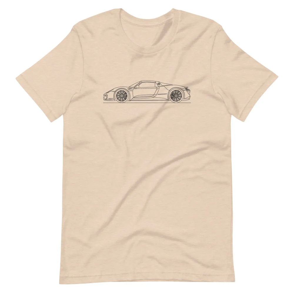 Porsche 918 Spyder silhouette T-shirt