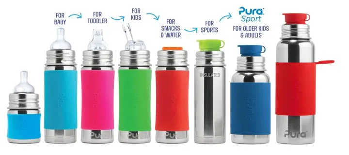 Pura - Sports Bottle - 550ml (2 PACK)