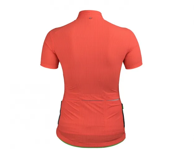 Q36.5 WOMENS JERSEY PINSTRIPE PERSIMON ORANGE