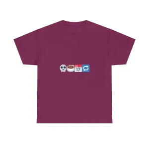 "Dead Inside But Caffeinated" Unisex Heavy Cotton Tee