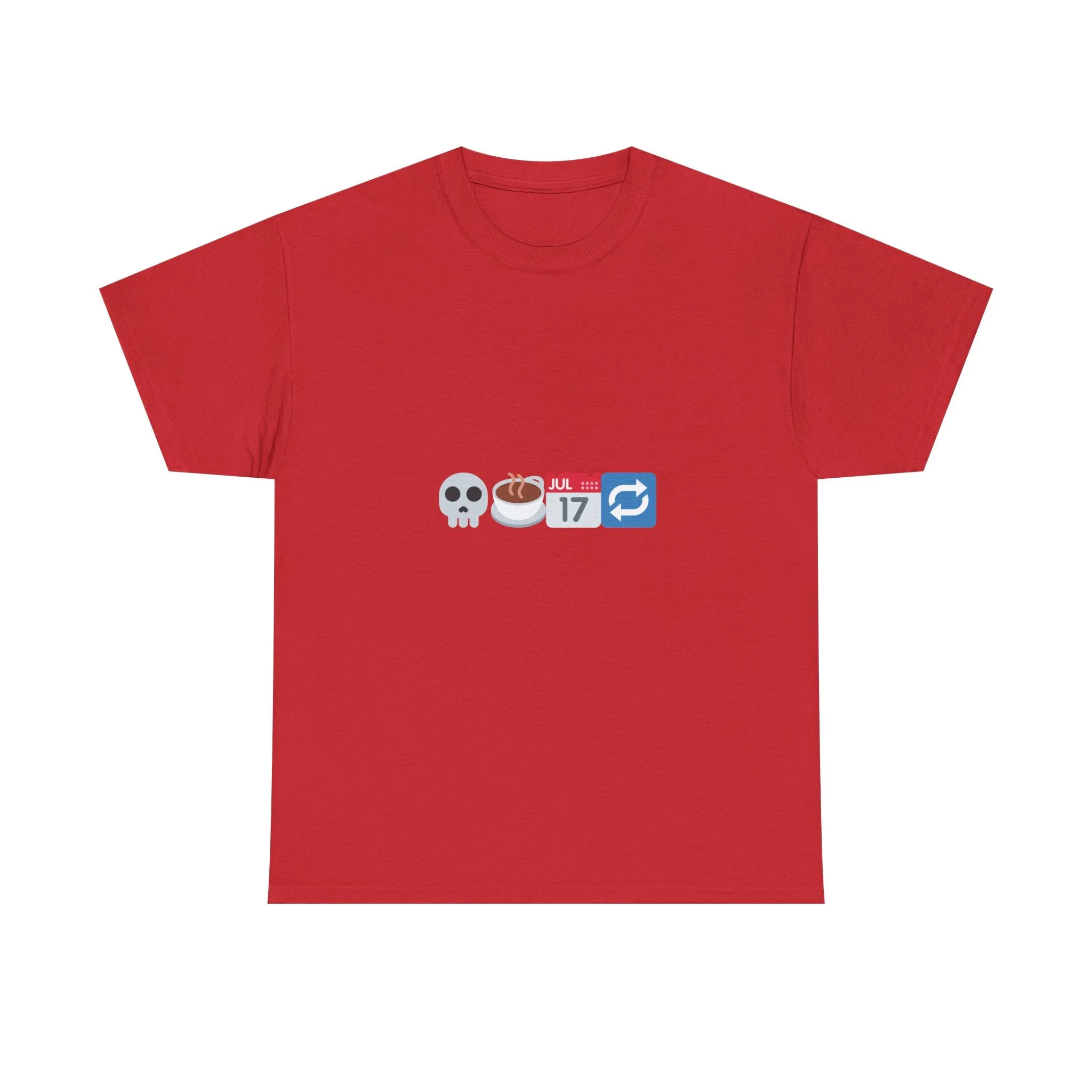 "Dead Inside But Caffeinated" Unisex Heavy Cotton Tee