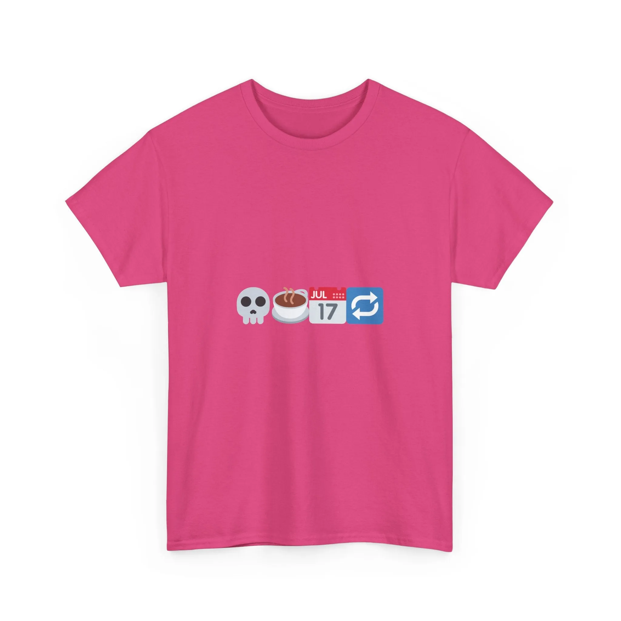 "Dead Inside But Caffeinated" Unisex Heavy Cotton Tee