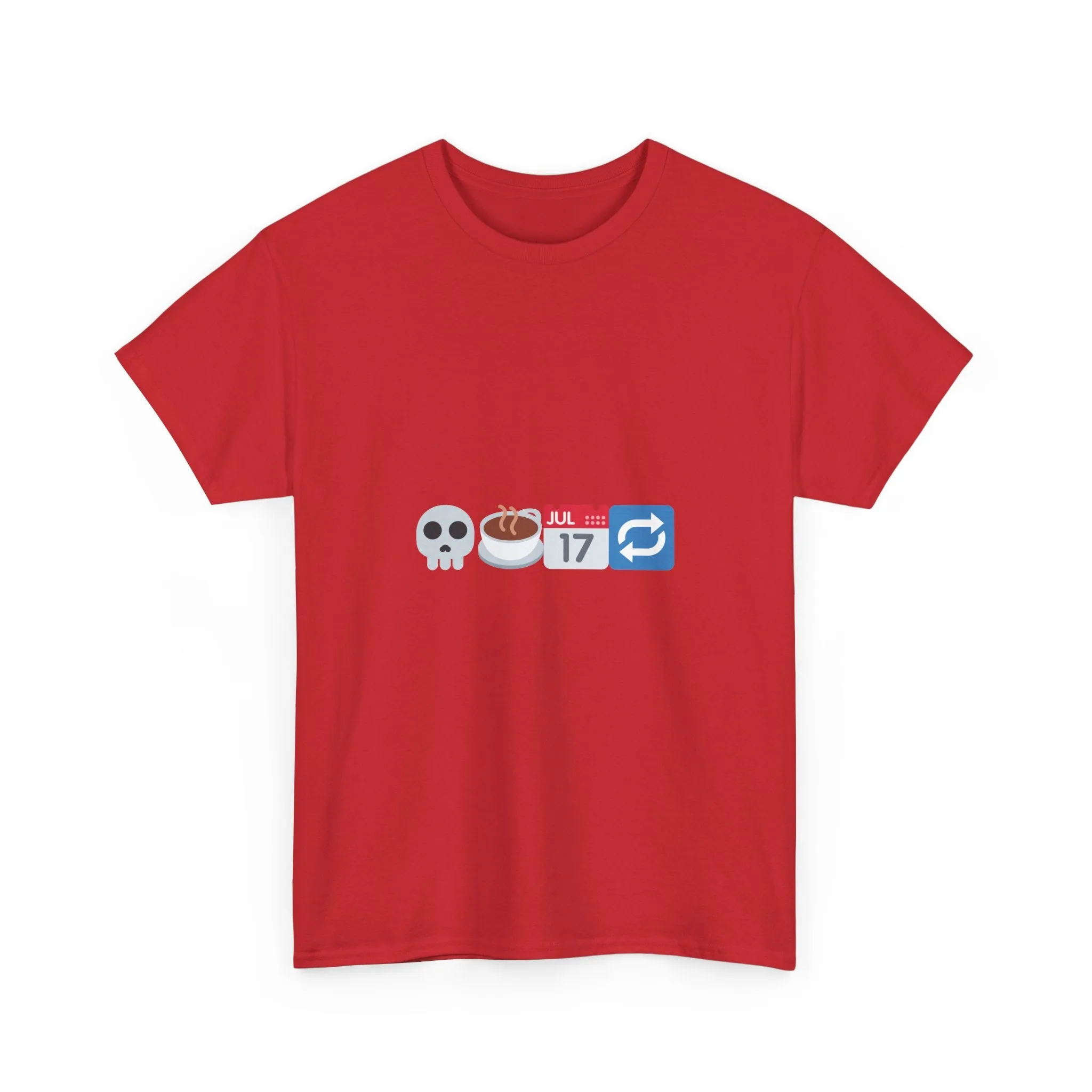 "Dead Inside But Caffeinated" Unisex Heavy Cotton Tee