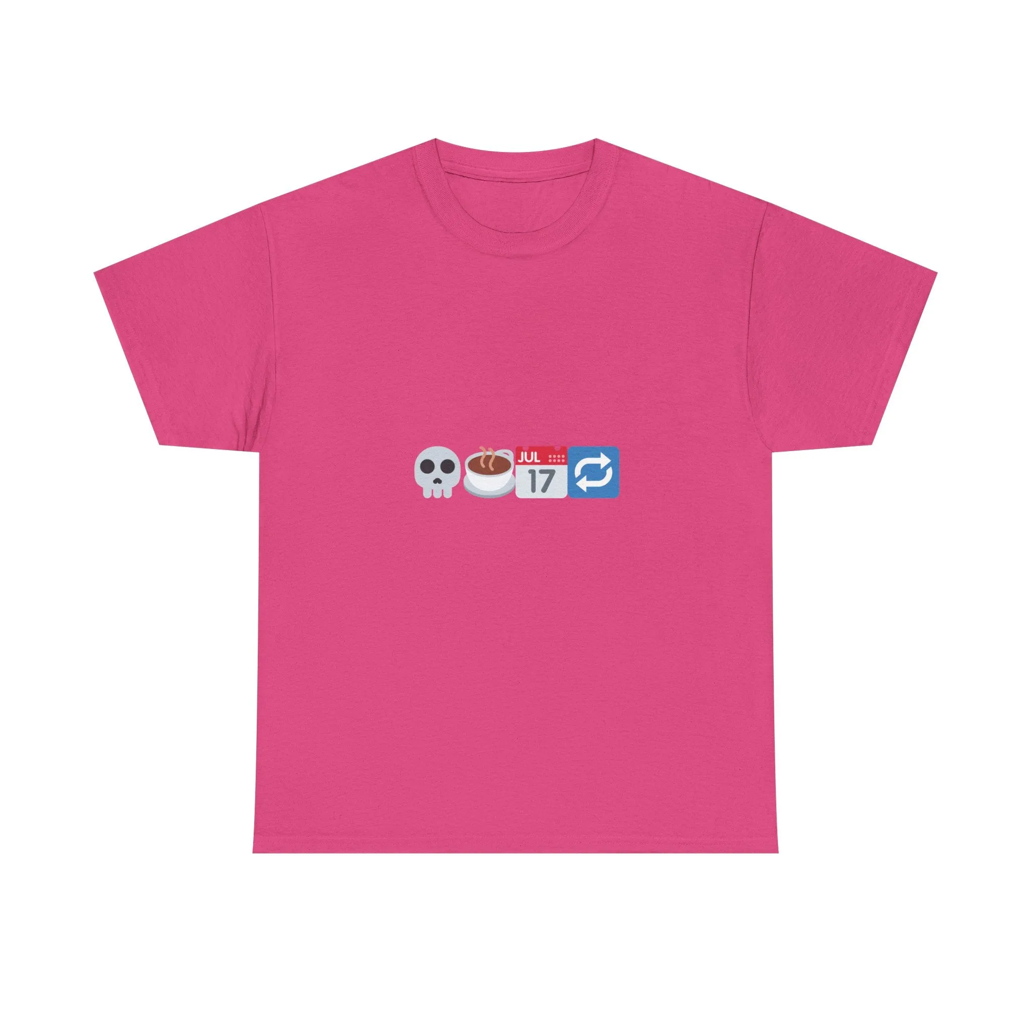 "Dead Inside But Caffeinated" Unisex Heavy Cotton Tee