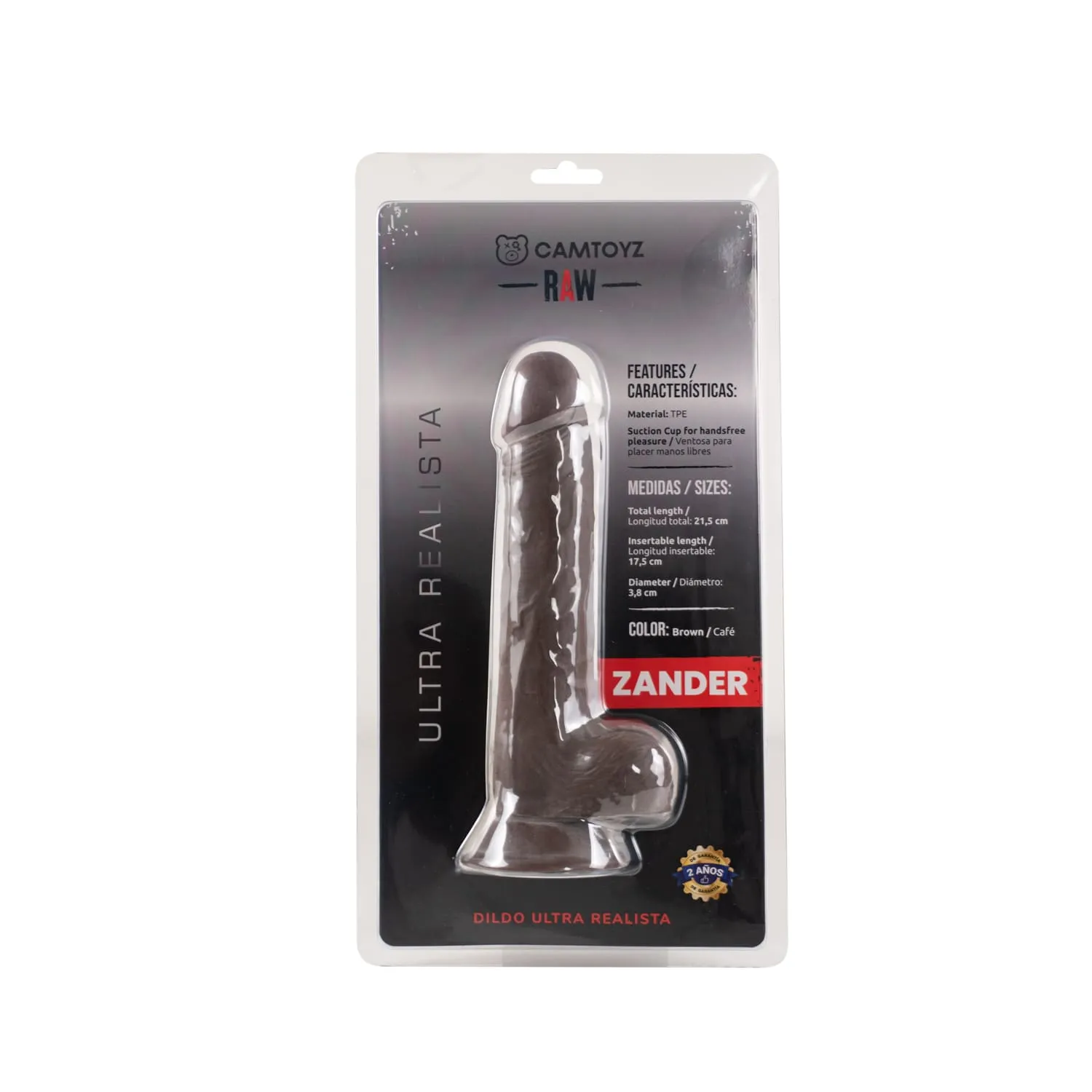 Raw Dildo Ultra Realista Zander