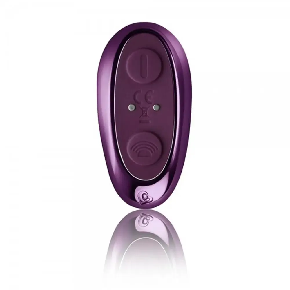 Rocks off Silicone Purple Rechargeable Clit and G-spot Vibrator