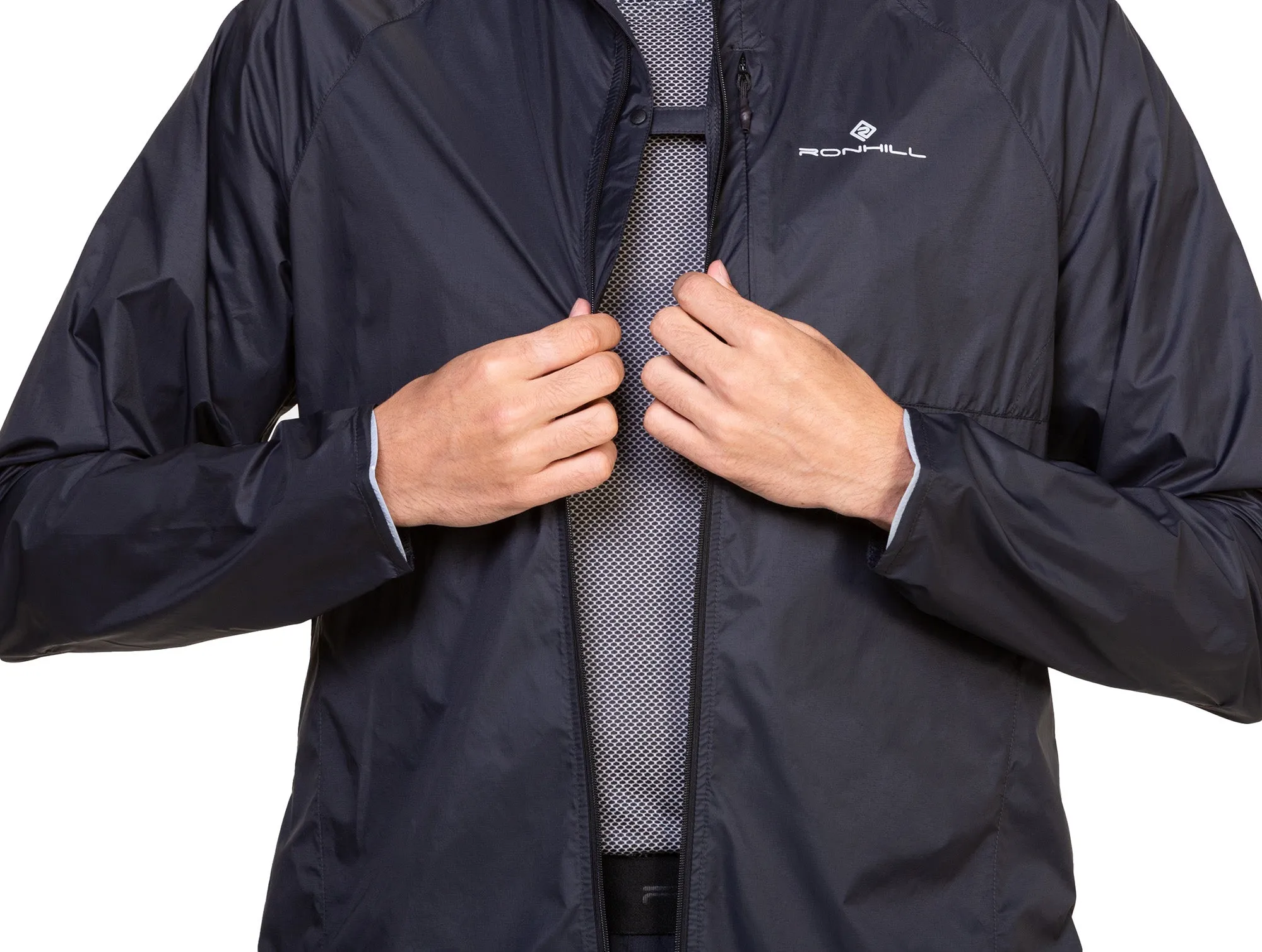 Ronhill Tech All Terrain Mens Running Jacket - Black