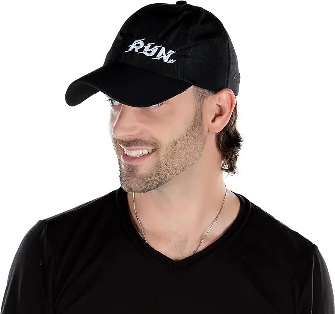 RUN Laser Cut Running Cap by Funky Junque