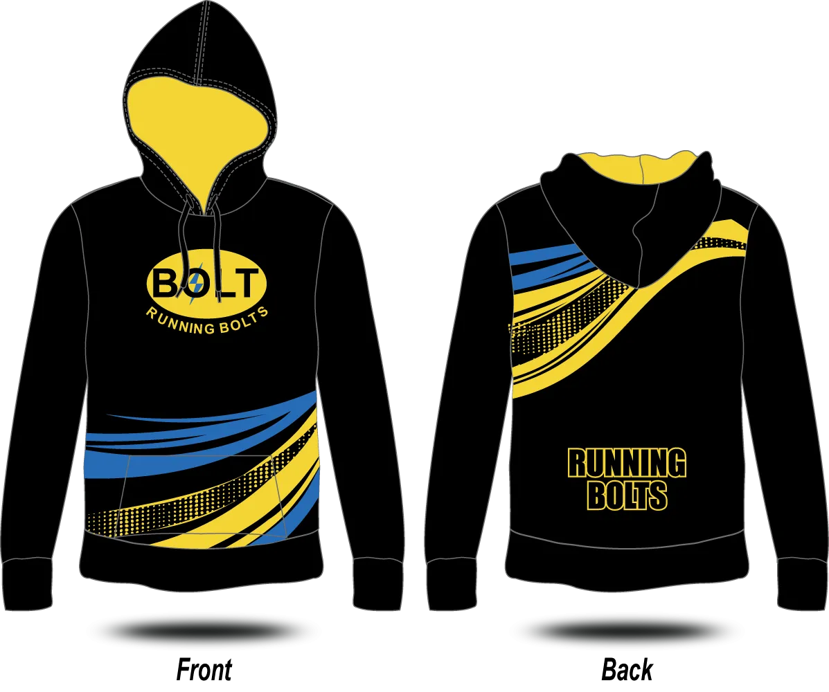 RUNNING BOLTS - Sublimated Hoodie