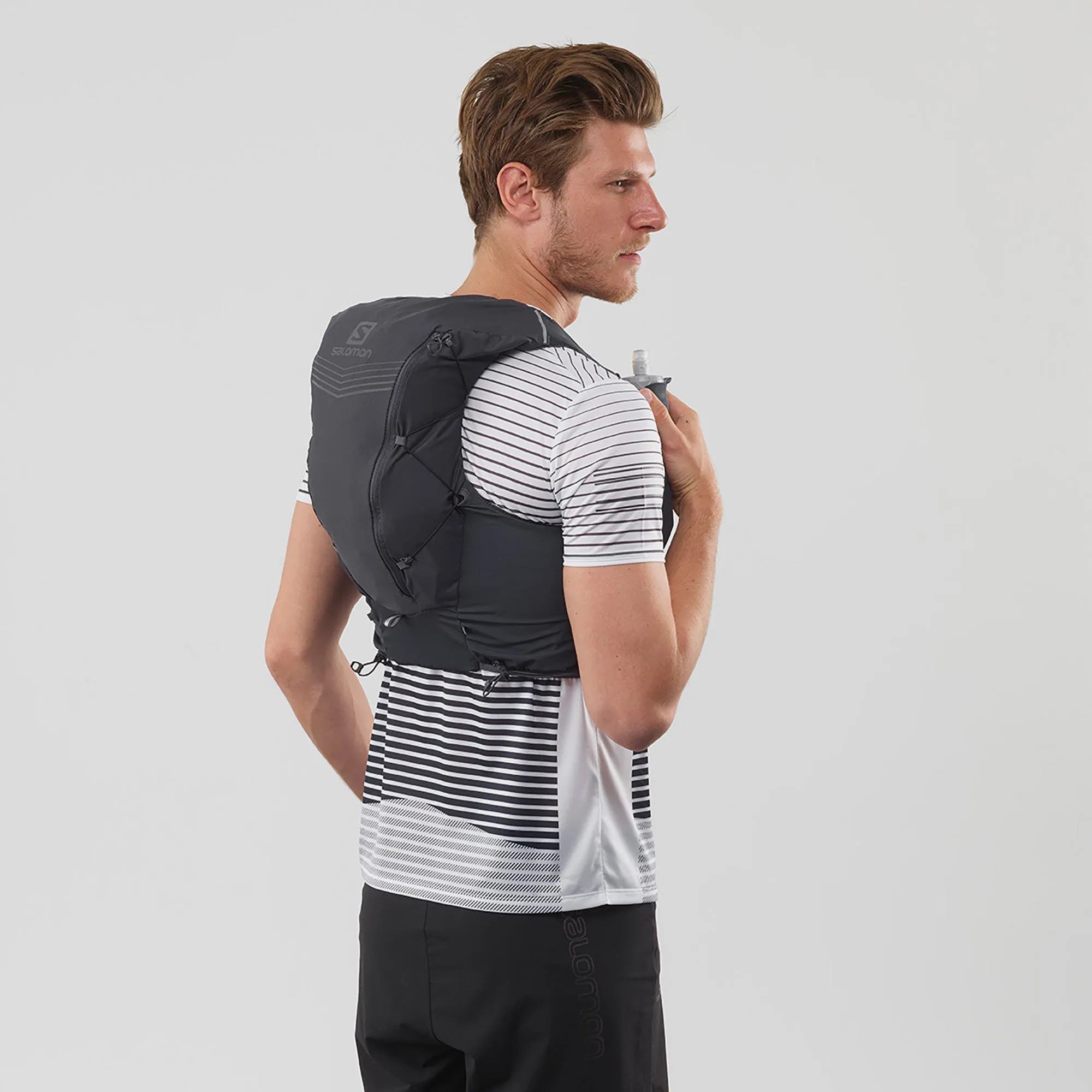 Salomon Adv Skin 12L Set Running Vest - Black