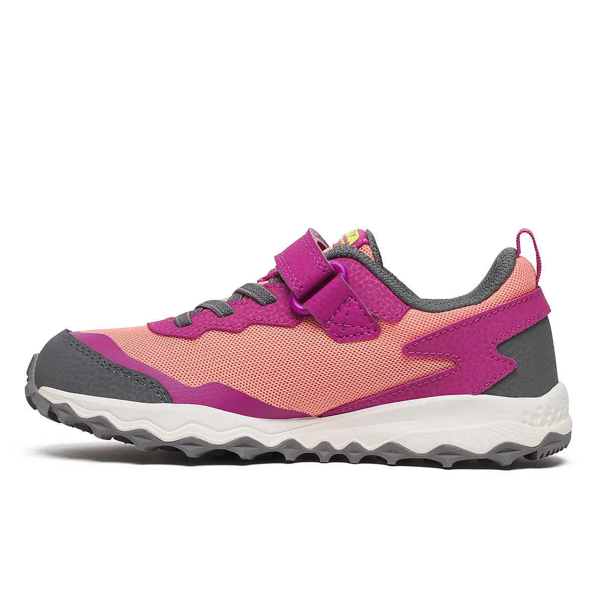 Saucony Peregrine Shield Jr Unisex Grey/PInk