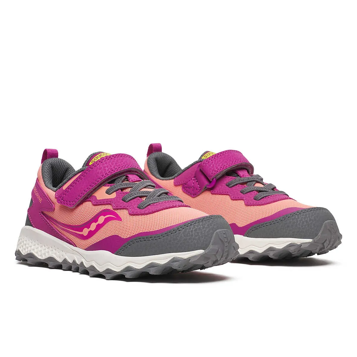 Saucony Peregrine Shield Jr Unisex Grey/PInk