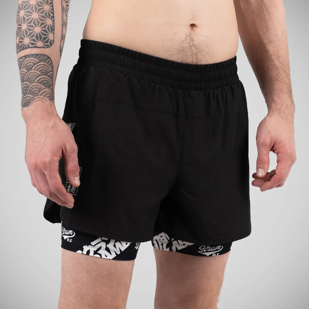 Scramble Logotype Combination Shorts