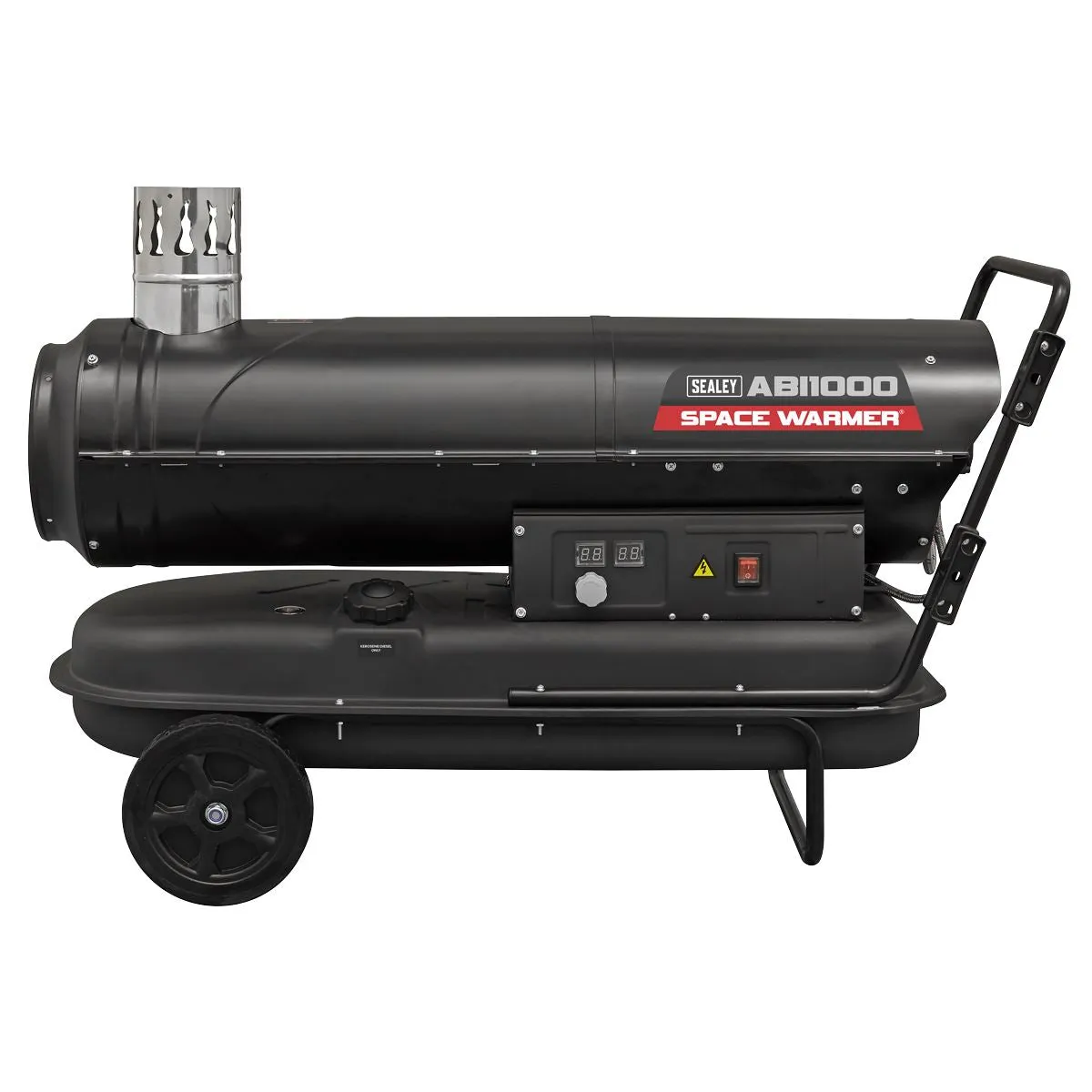 Sealey Indirect Space Warmer® Kerosene/Diesel Heater 102,000Btu/hr with Wheels