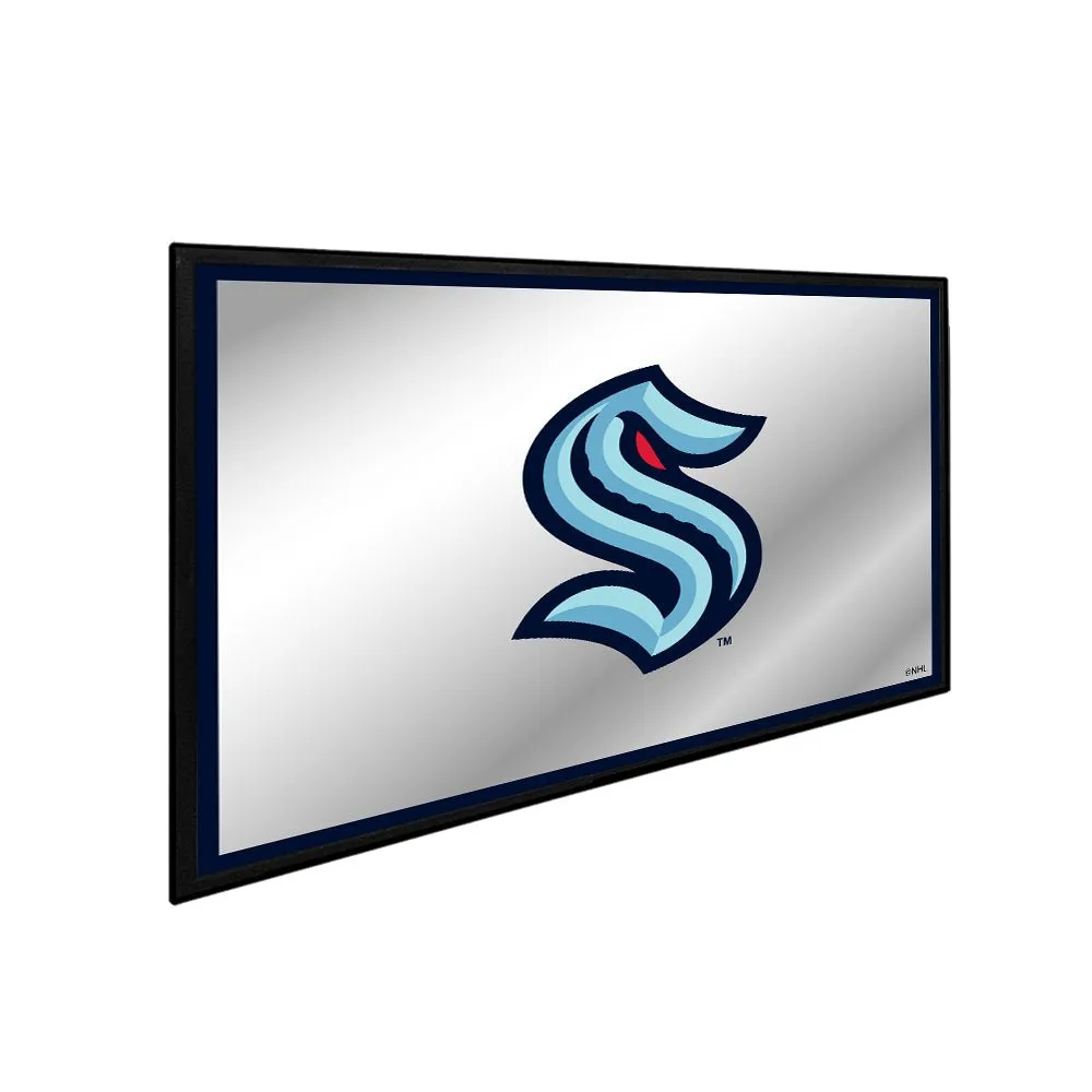Seattle Kraken: Framed Mirrored Wall Sign