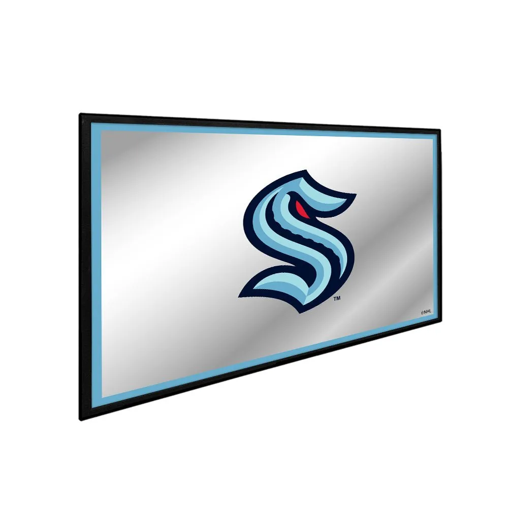 Seattle Kraken: Framed Mirrored Wall Sign
