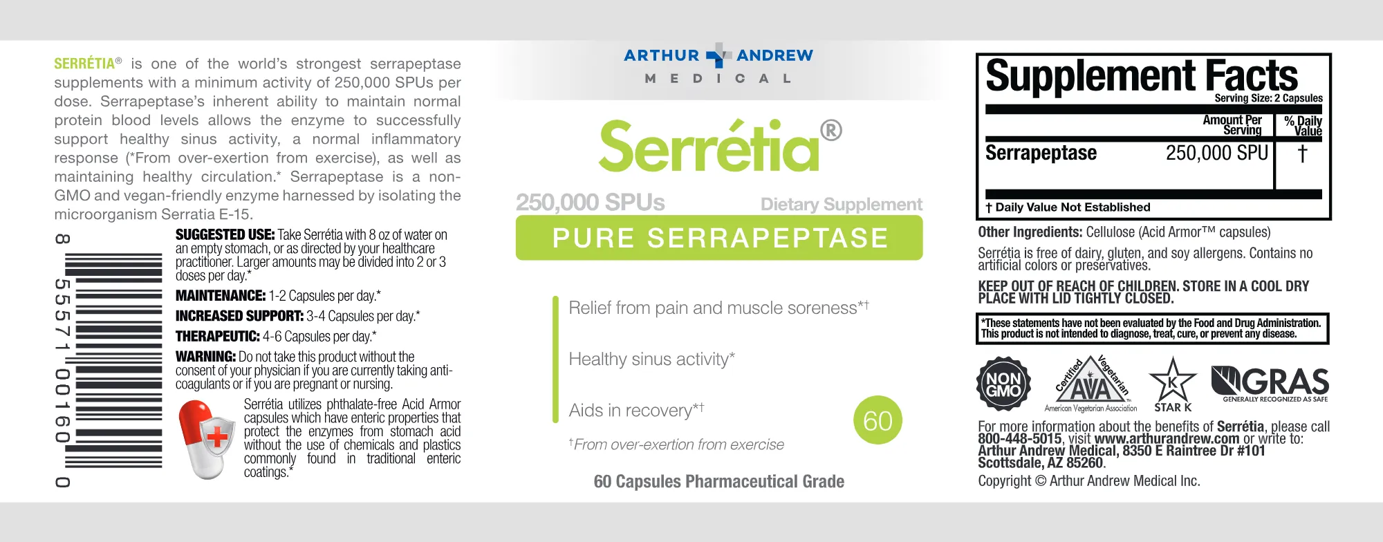 Serretia 60 Count