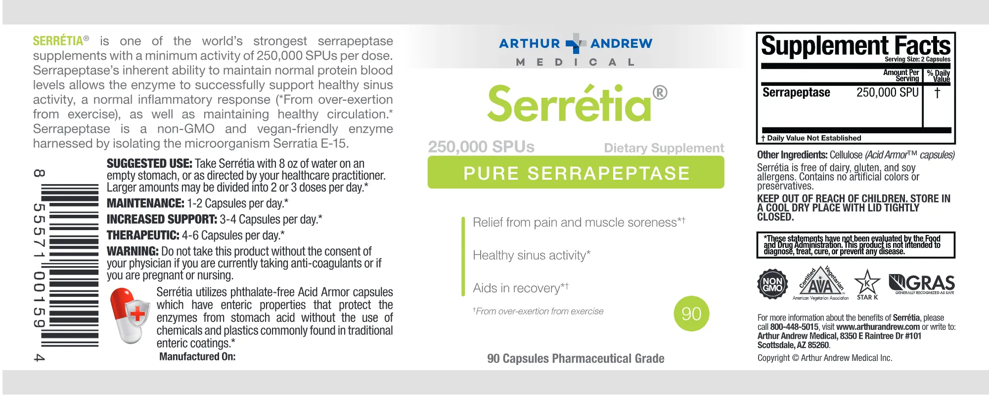 Serretia 90 Count