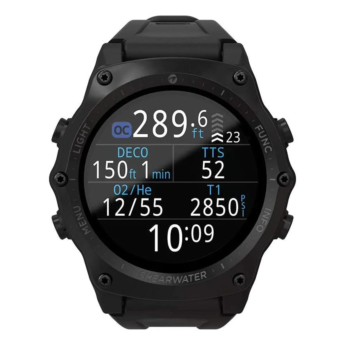 Shearwater Research Teric Wrist Scuba Dive Computer with Swift Transmitter - Black