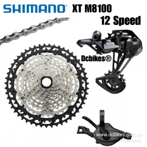 Shimano XT 12 Speed Derailleur M8100   12s Shifter   Chain   MTB 51T Micro Spline Cassette