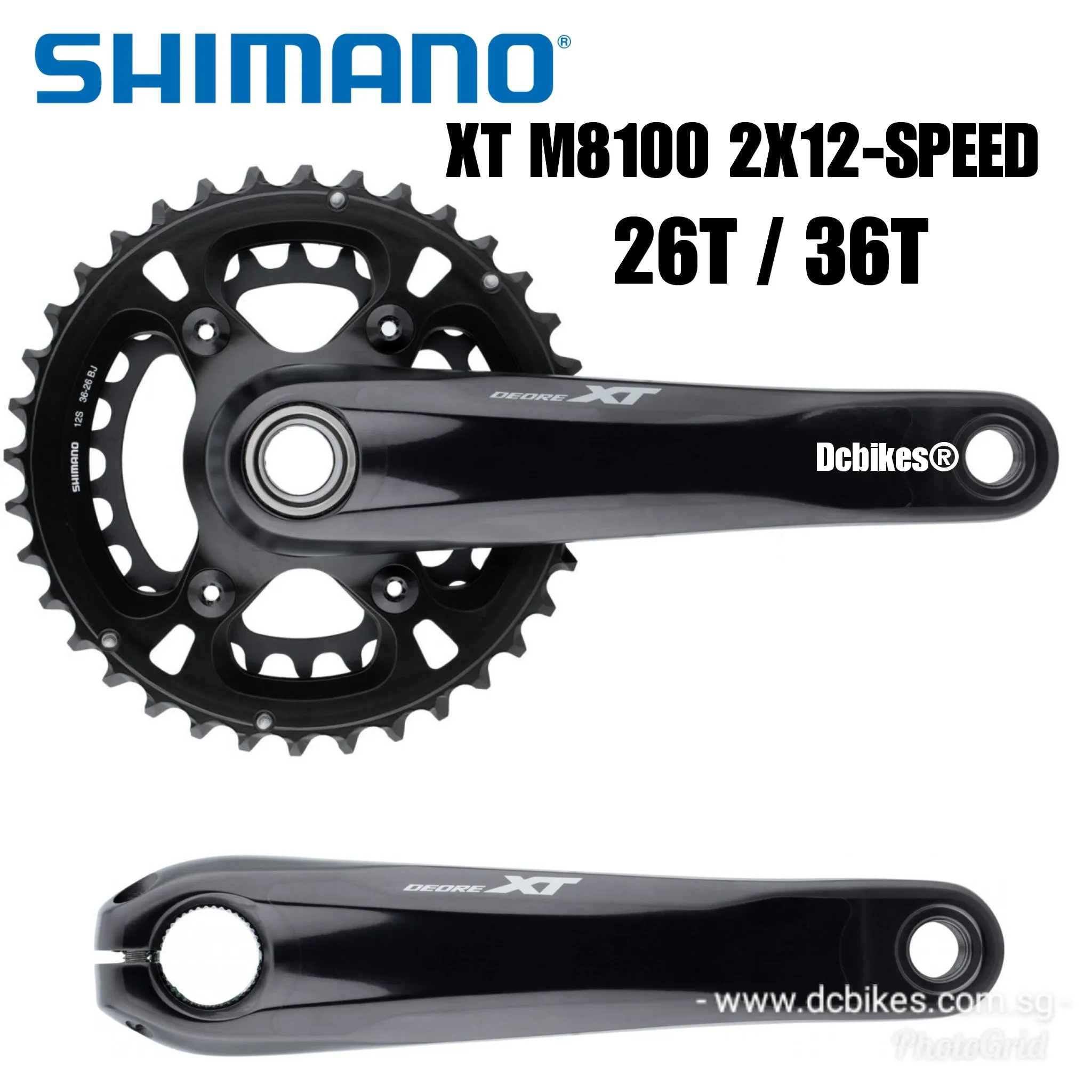 Shimano XT M8100 2 X 12 Speed 10-45T Groupset