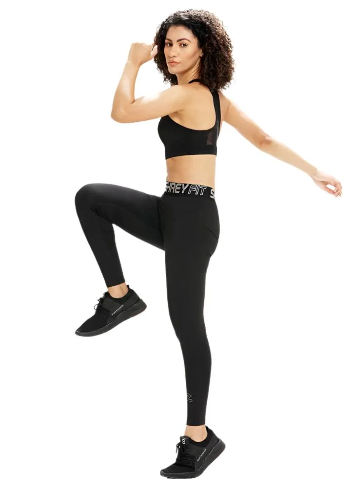 Shrey Intense Clair Sports Bra Colour Black