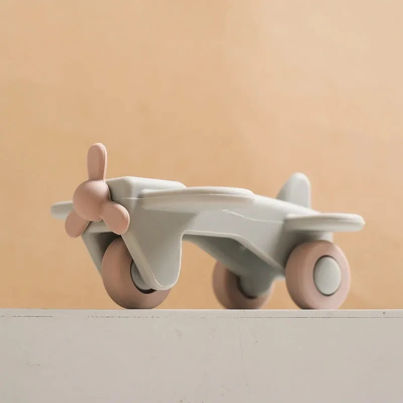 Silicone Car Teether Toy  Educational Baby Teething Block