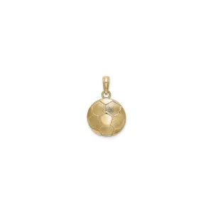 Small Soccer Ball Pendant (14K)