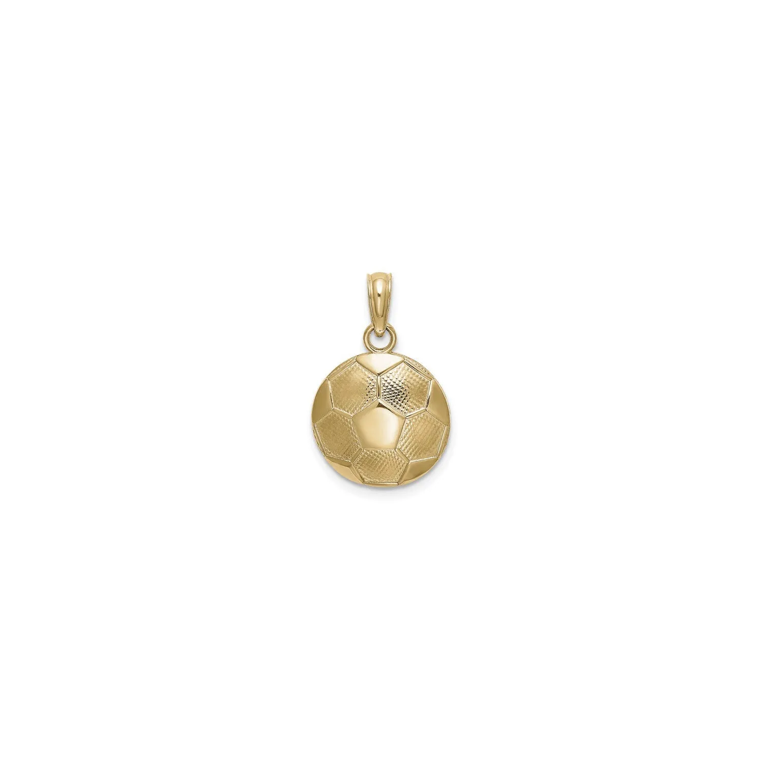 Small Soccer Ball Pendant (14K)