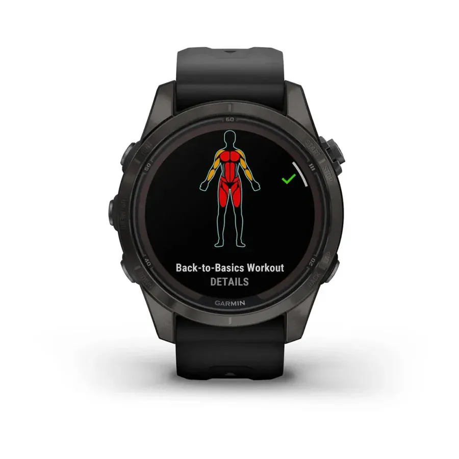 Smart Watch fēnix® 7S Pro Garmin – Sapphire Solar Edition