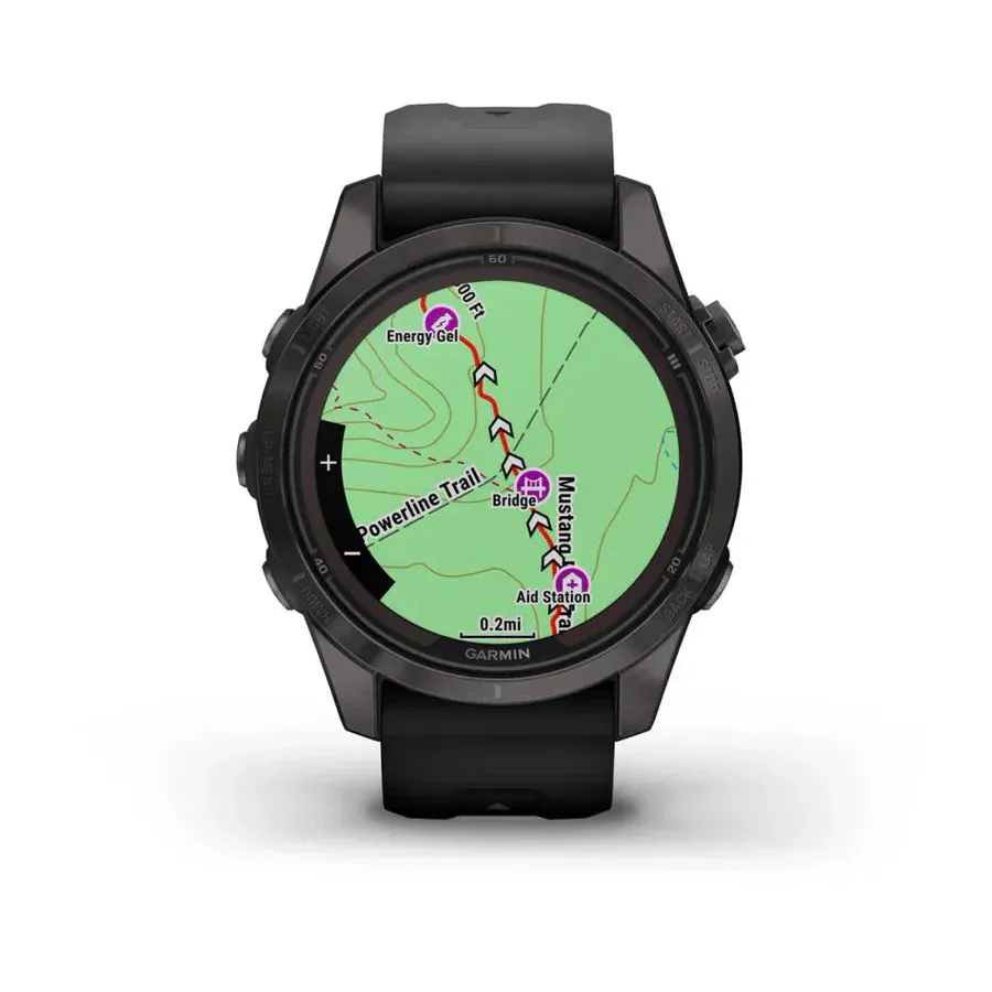 Smart Watch fēnix® 7S Pro Garmin – Sapphire Solar Edition
