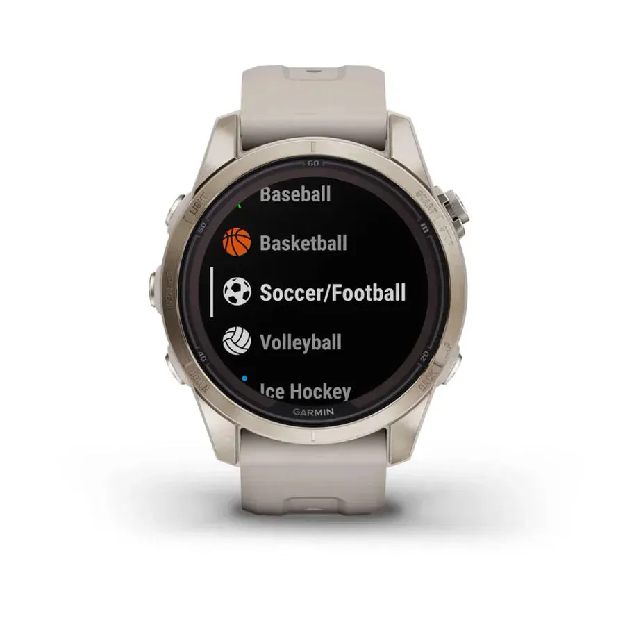 Smart Watch fēnix® 7S Pro Garmin – Sapphire Solar Edition
