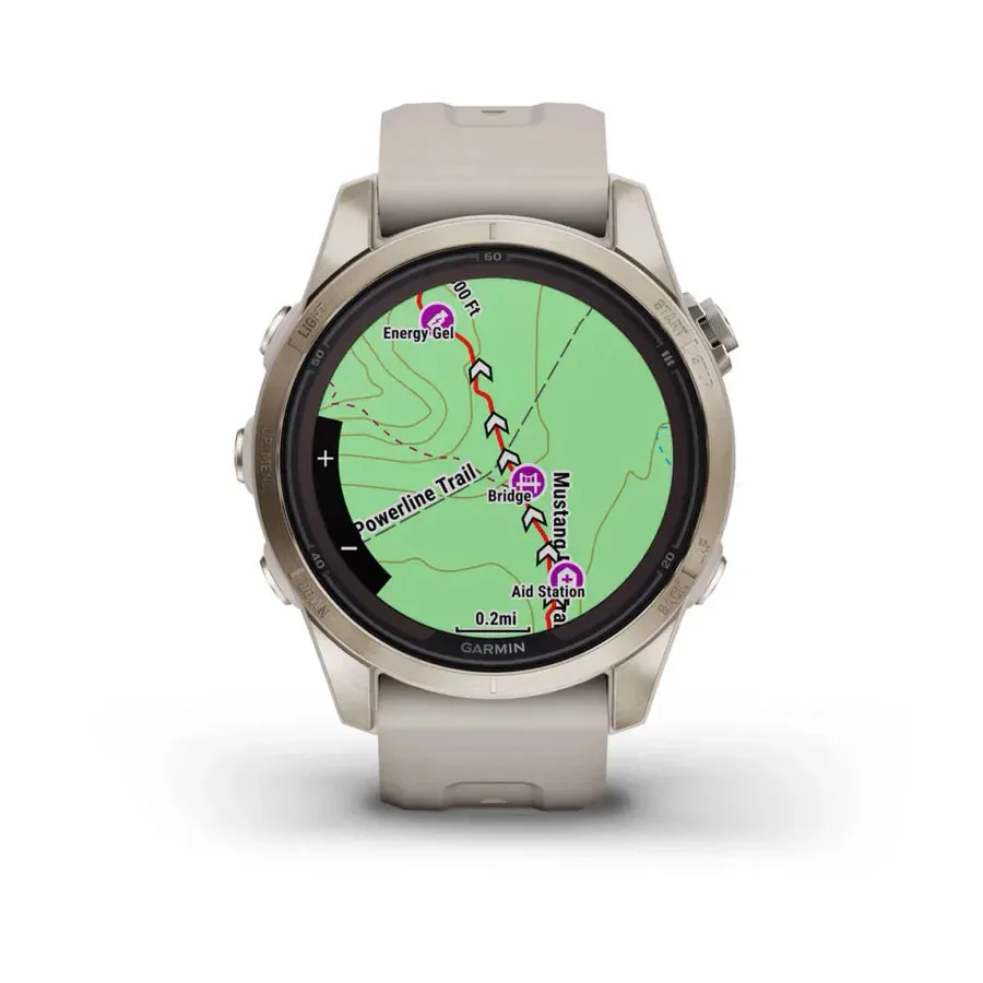 Smart Watch fēnix® 7S Pro Garmin – Sapphire Solar Edition