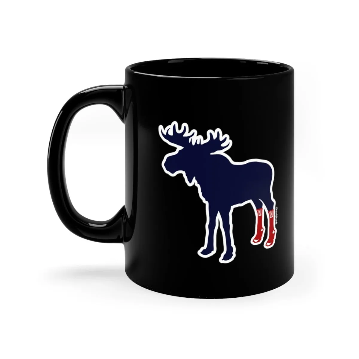 Socks on Moose 11oz Coffee Mug
